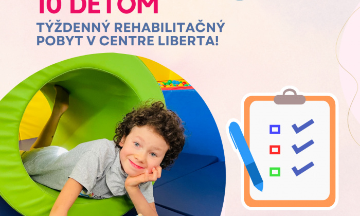 3.6.2024 - Darovaný týždenný rehabilitačný pobyt pre 10 detí v Centre Liberta - vyhodnotenie!